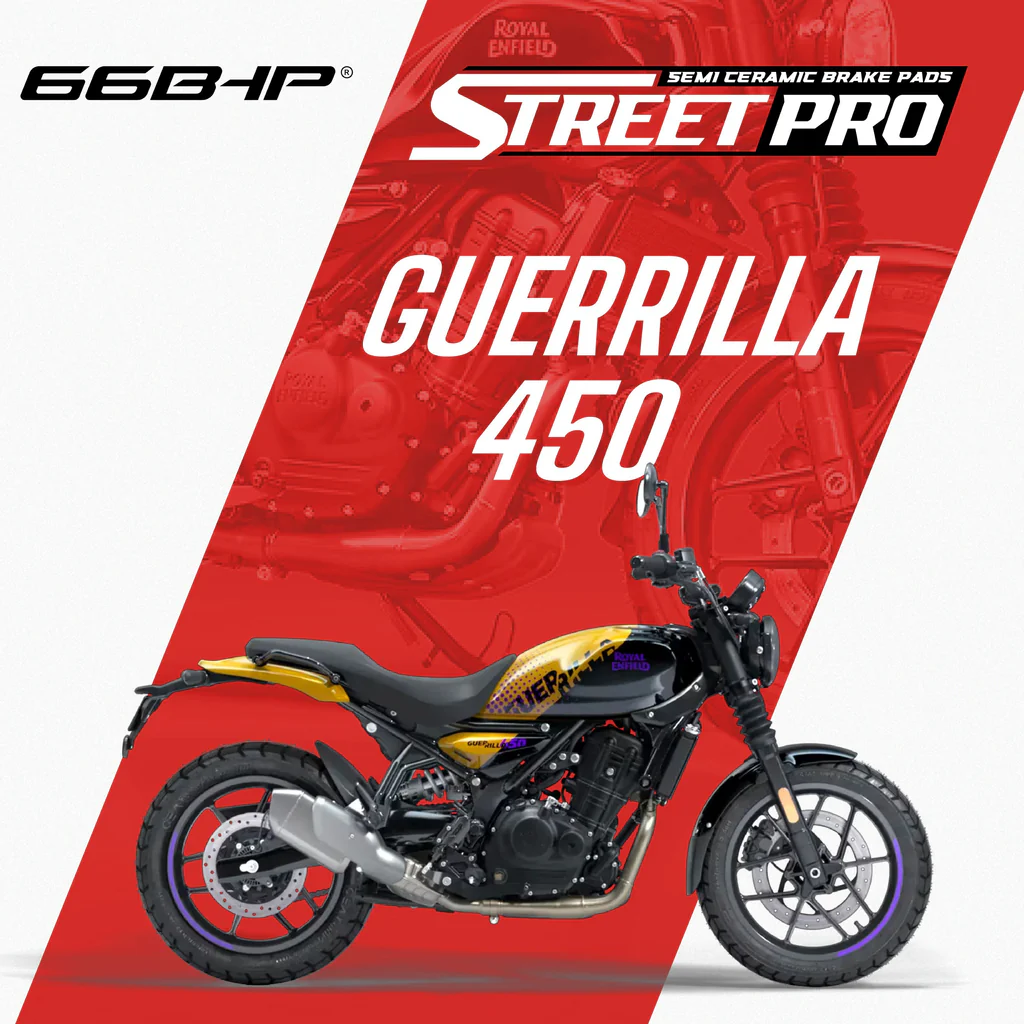 66SP-958 Royal Enfield Guerrilla 450 Street Pro Semi Ceramic Front Brake Pads