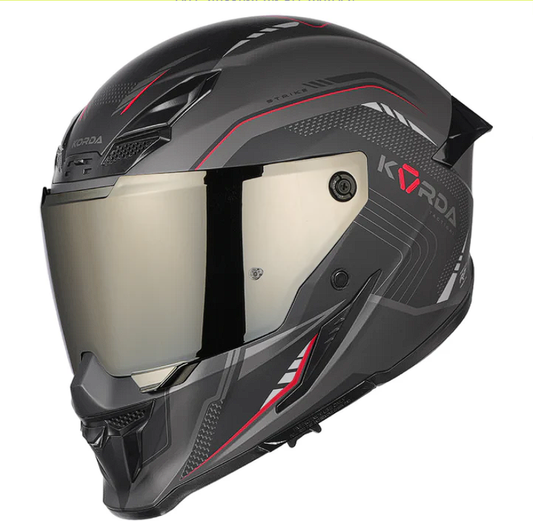 Korda Icon Strike Helmet (Matt Red)