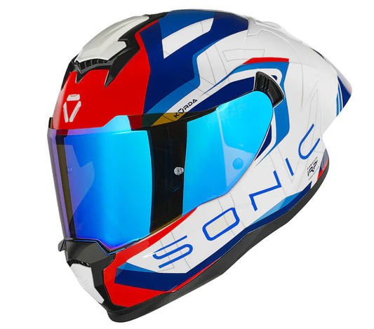 Korda Sonic GP Roadlion Helmet (Blue)