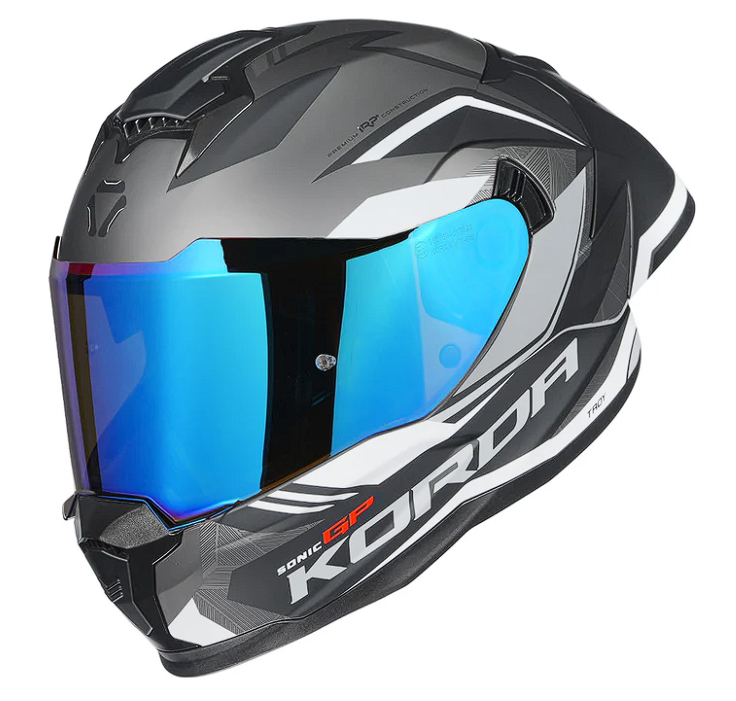 Korda Sonic GP Roadlion Helmet (Grey)