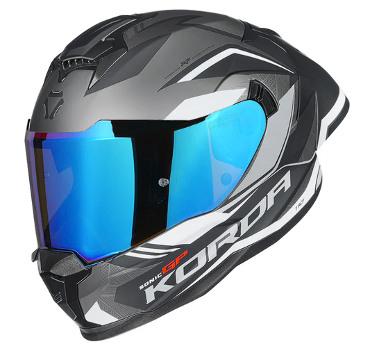Korda Sonic GP Roadlion Helmet (Grey)
