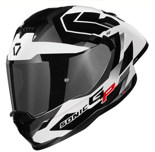 Korda Sonic GP Flash Helmet (White)