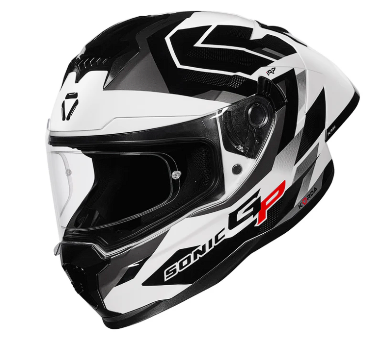 Korda Sonic GP Flash Helmet (White)