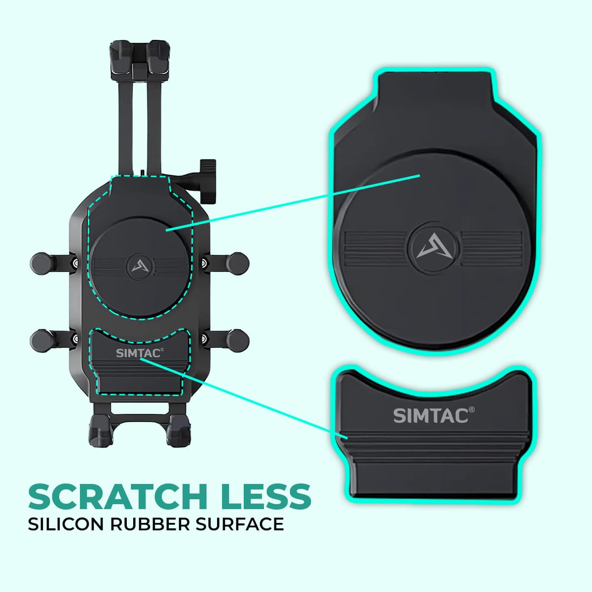 Simtac octo grip with vibration damper & wireless charging (MH03WC-PRO)