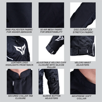 DSG GPX Riding Jacket (Black White)