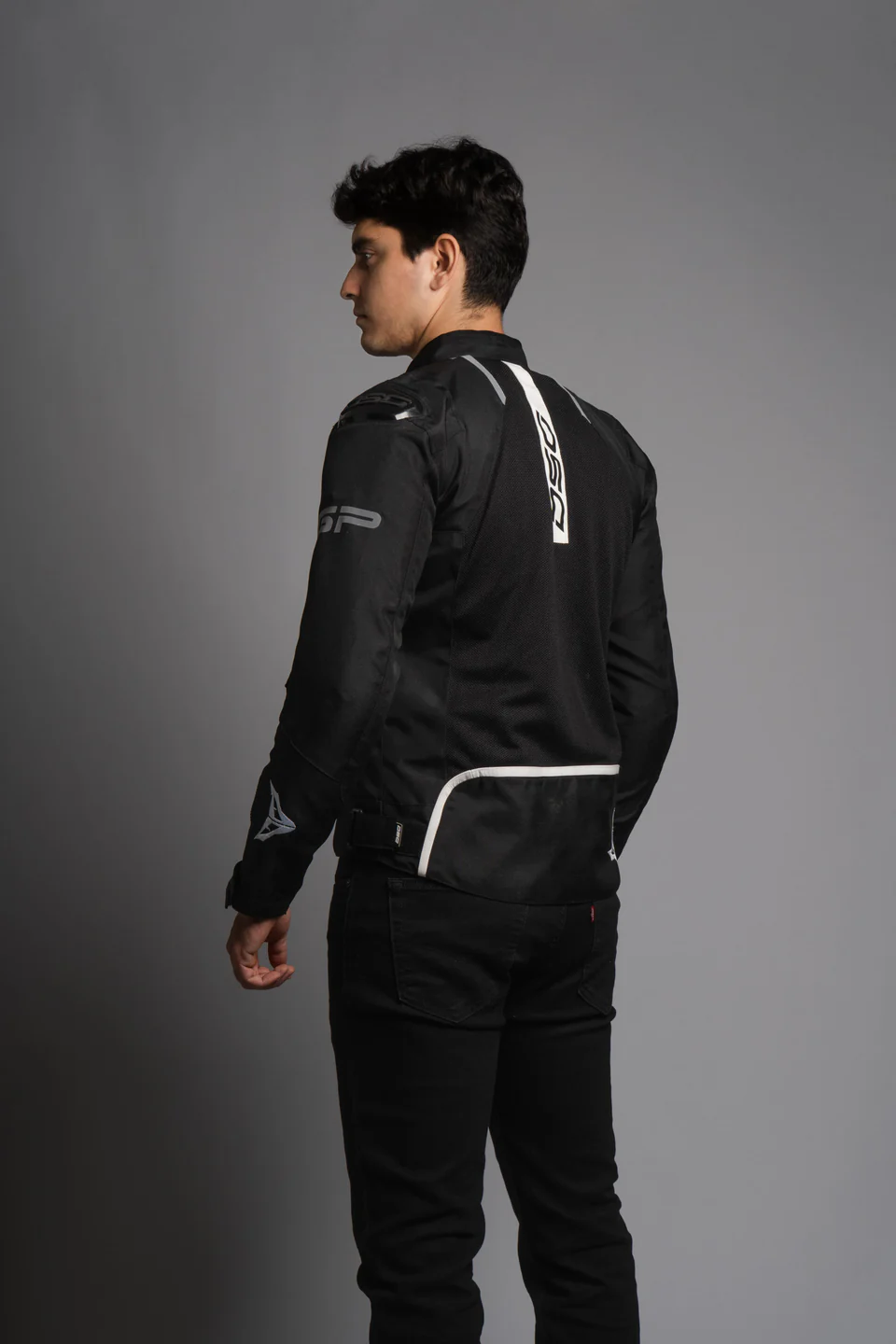 DSG GPX Riding Jacket (Black White)