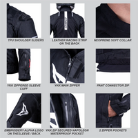 DSG GPX Riding Jacket (Black White)