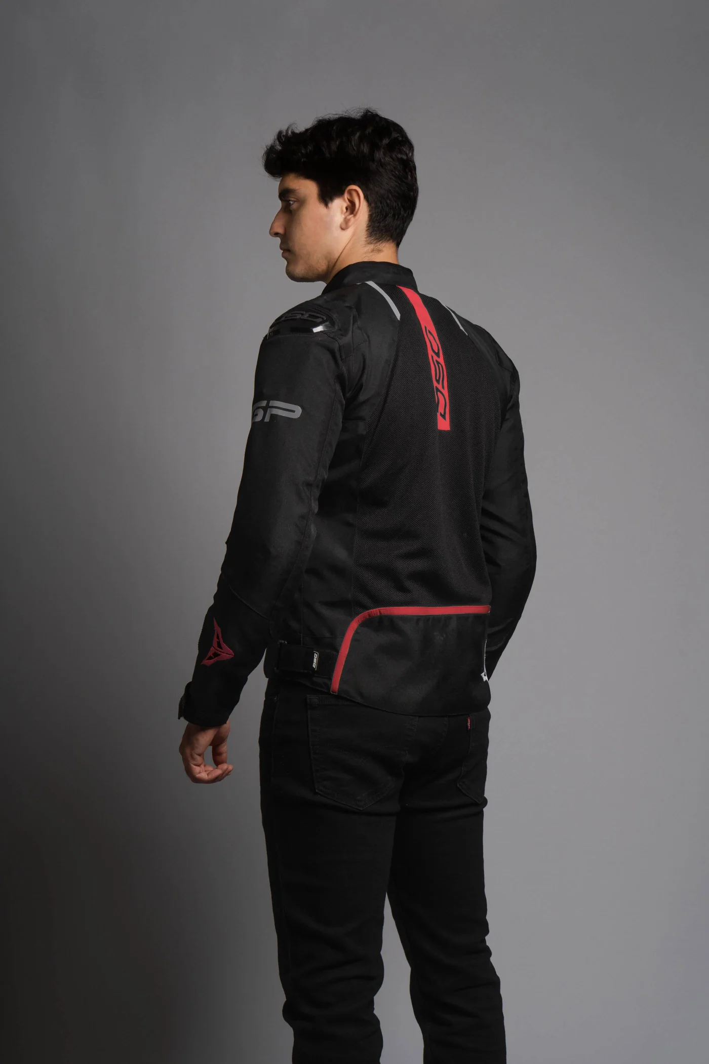 DSG GPX Riding Jacket (Black Red)