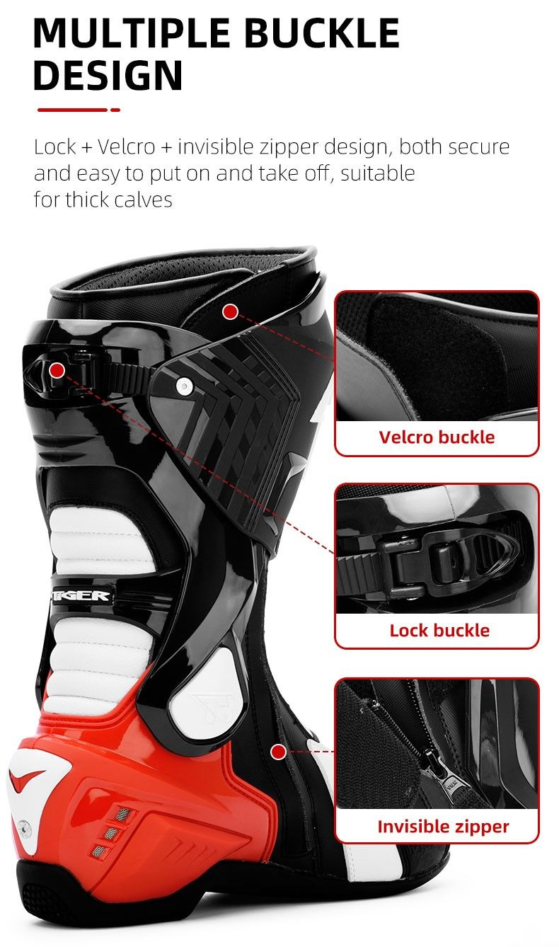 TR X ONE PRO BOOTS RED WHITE