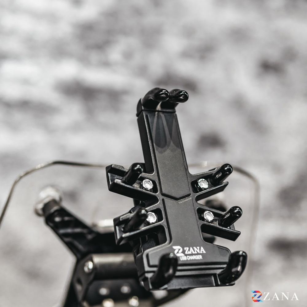 Zana- Universal Mobile Holder with USB Charger REX