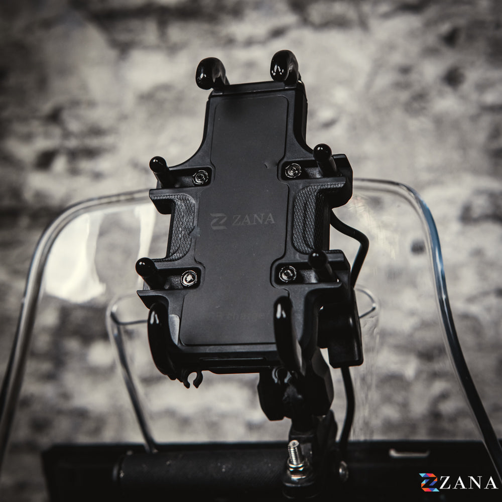 Zana- Universal Mobile Holder with Charger BLU