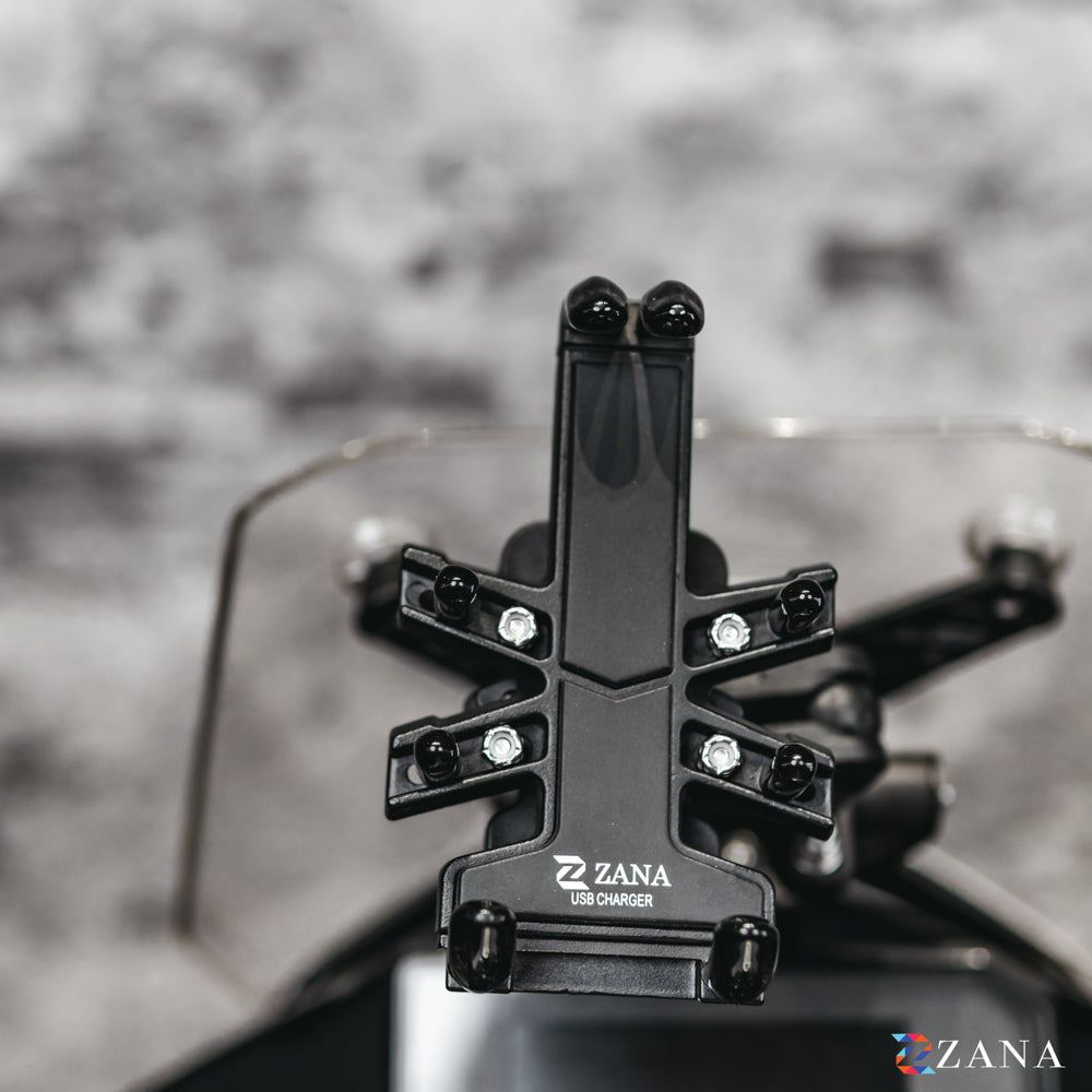 Zana- Universal Mobile Holder with USB Charger REX