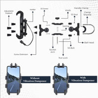 Zana- Universal Mobile Holder with Touch Charger