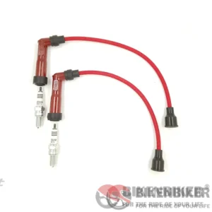 Ngage NGK High Performance Spark Plug and Cable Kit for RE Interceptor/Continental/Super Meteor 650