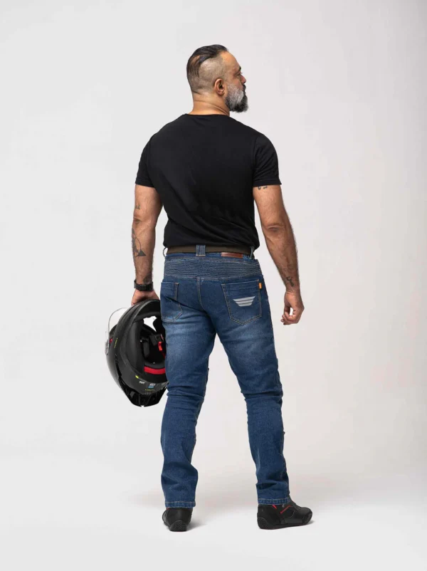 Steam Men's Motorcycle Jeans - Image 2
