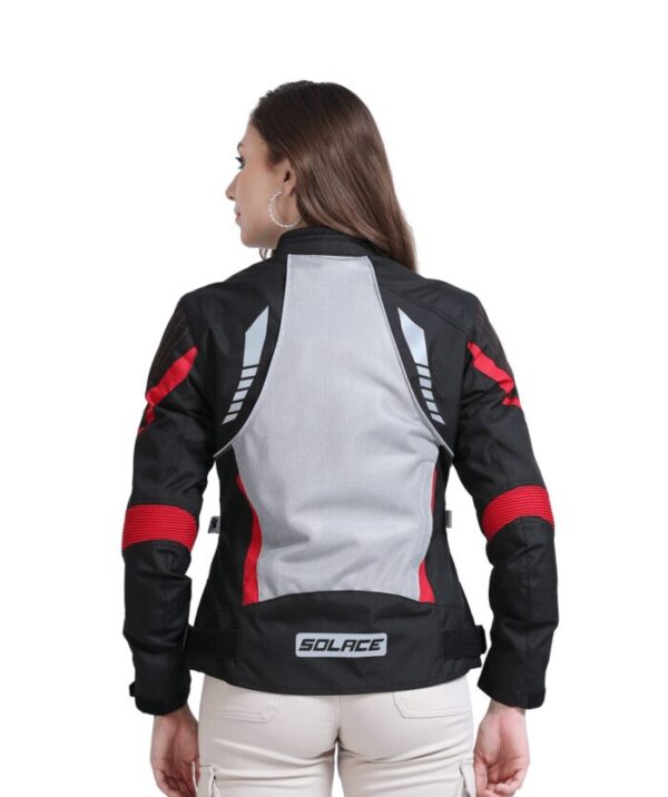 Asmi Ladies Jacket V3.0 Black & Red - Image 3