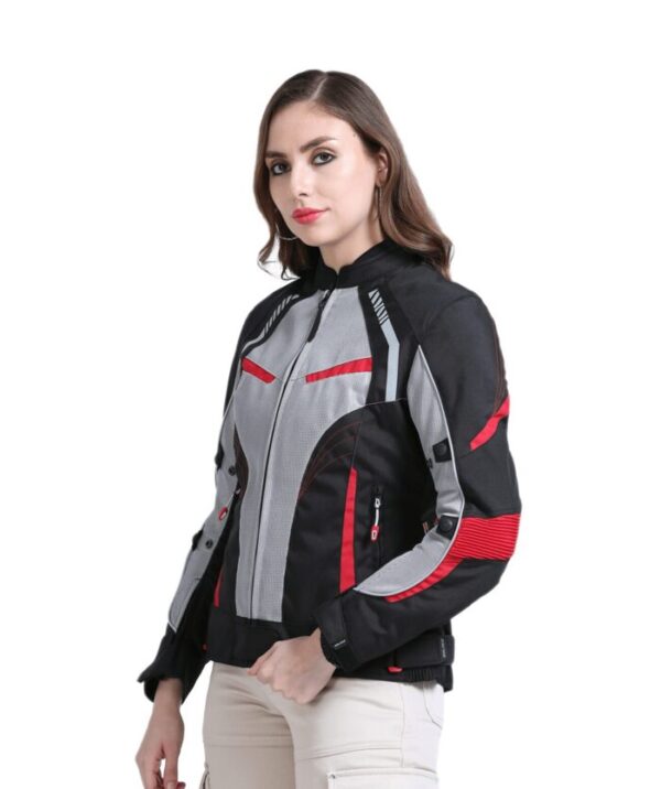 Asmi Ladies Jacket V3.0 Black & Red - Image 5
