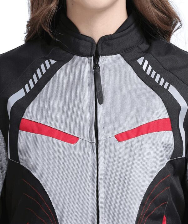 Asmi Ladies Jacket V3.0 Black & Red - Image 2