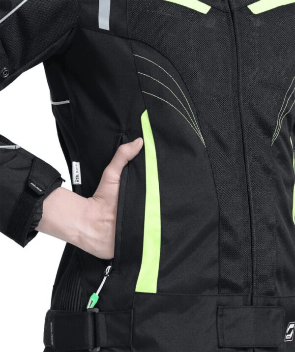 Asmi Ladies Jacket V3.0 Black & Neon - Image 6